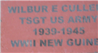 Culler Wilbur E