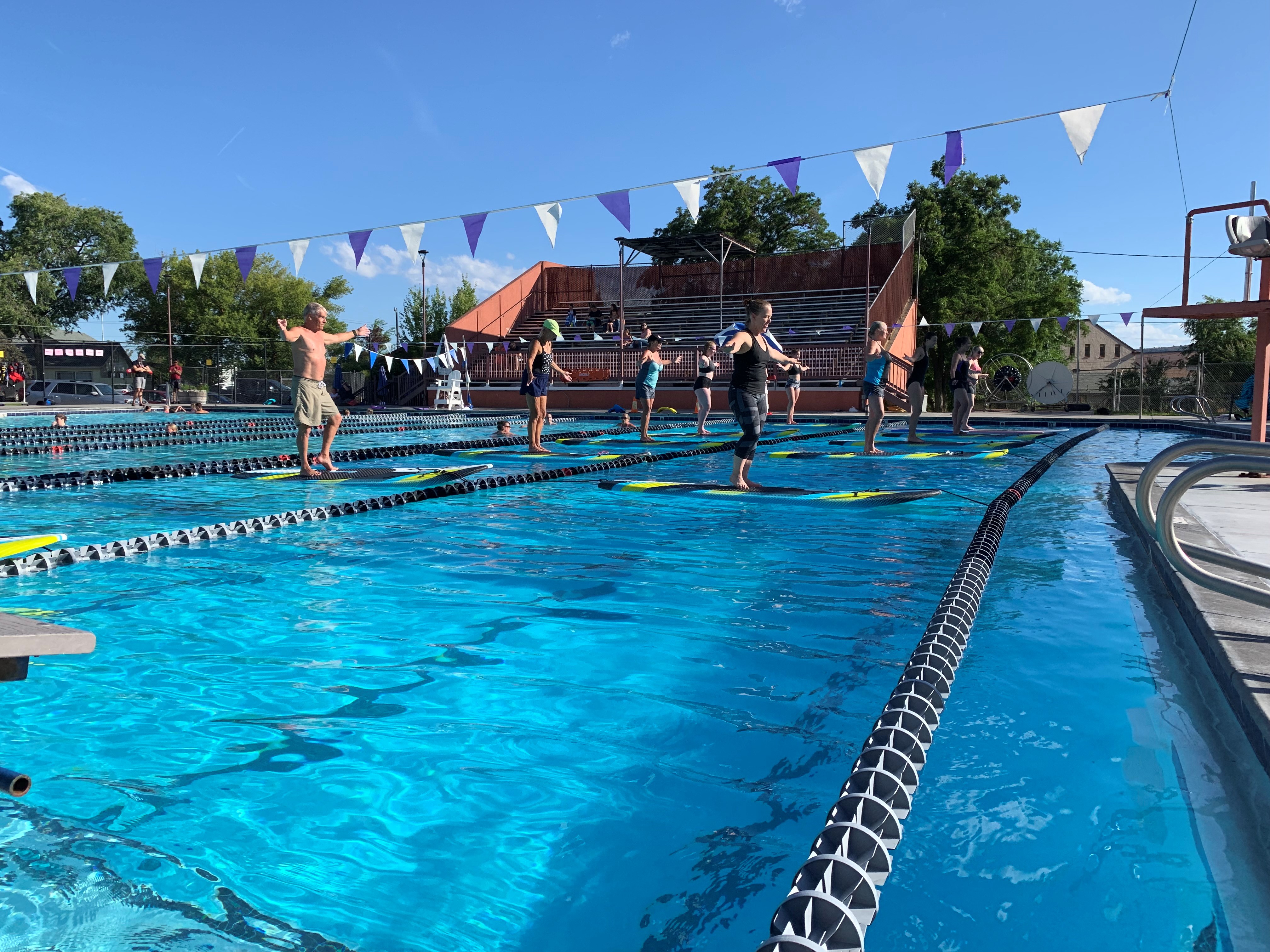 Sup Yoga Standing on Board 2