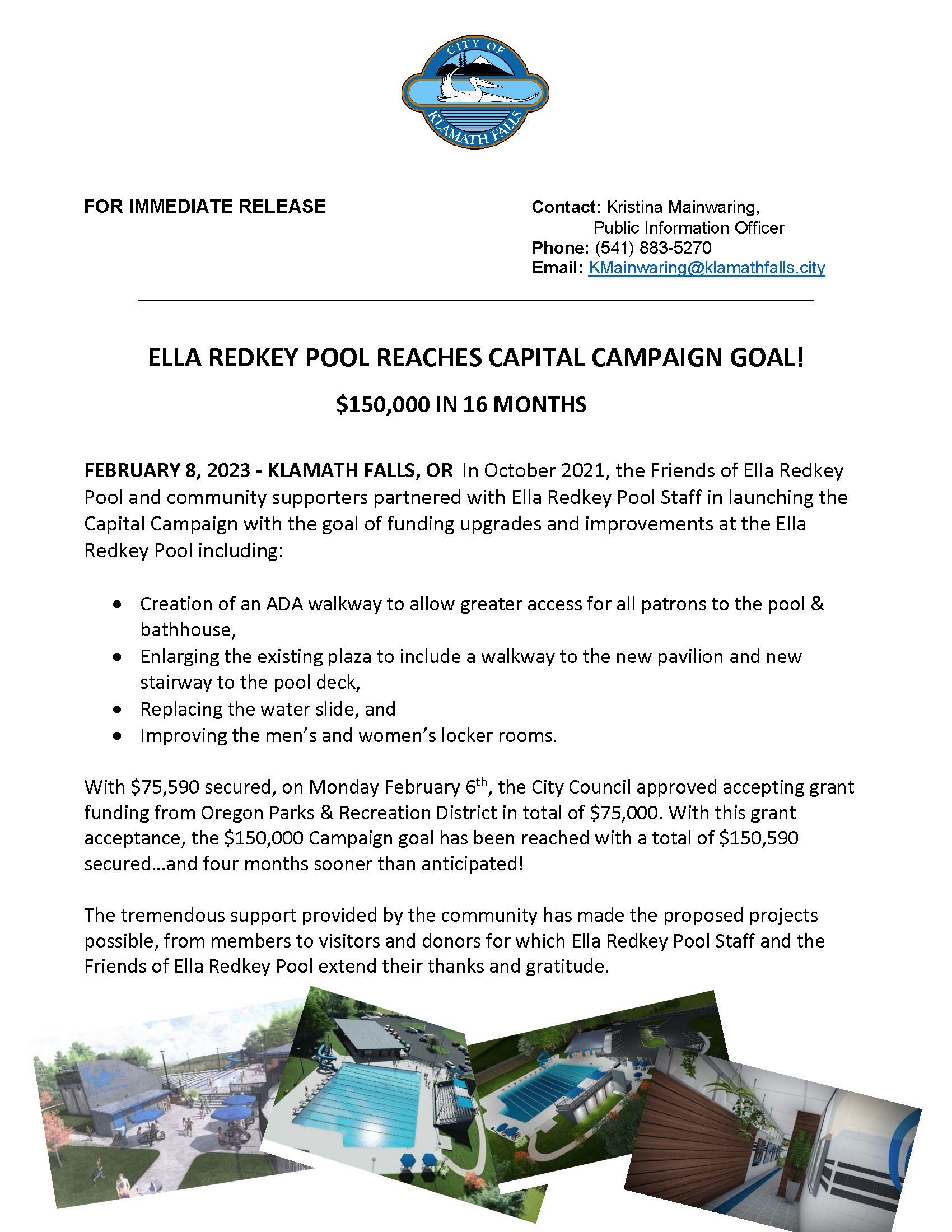 2023-02-08 Ella Redkey Pool Reaches Capital Campaign Goal_Page_1